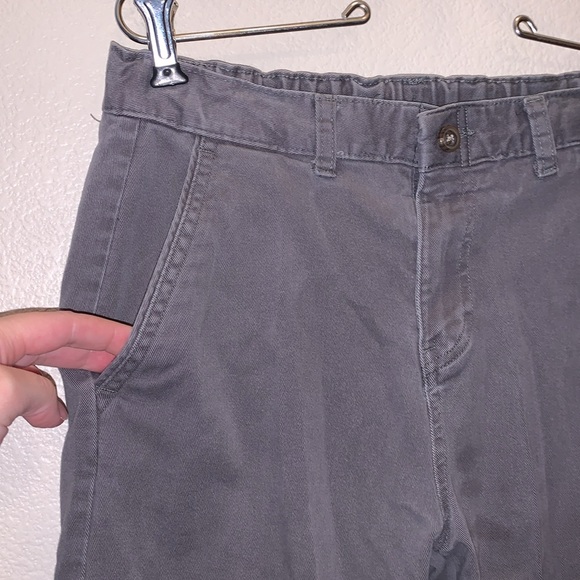 Chaps boys approved school wear grey khaki pants - Picture 4 of 8